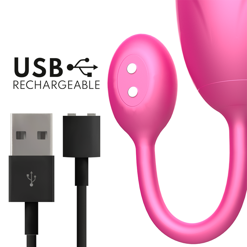 Oninder Tokyo Vibrations-Ei 7,5x3,2 cm + App – Rosa