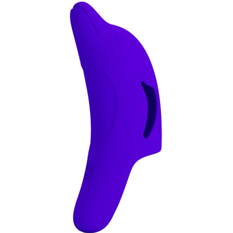 Pretty Love Delphini Delphin-Fingervibrator 10 Modi – Dunkelblau