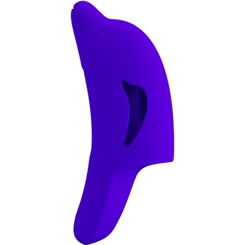 Pretty Love Delphini Delphin-Fingervibrator 10 Modi – Dunkelblau