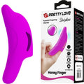Pretty Love Delphini Delphin-Fingervibrator 10 Modi – Lila