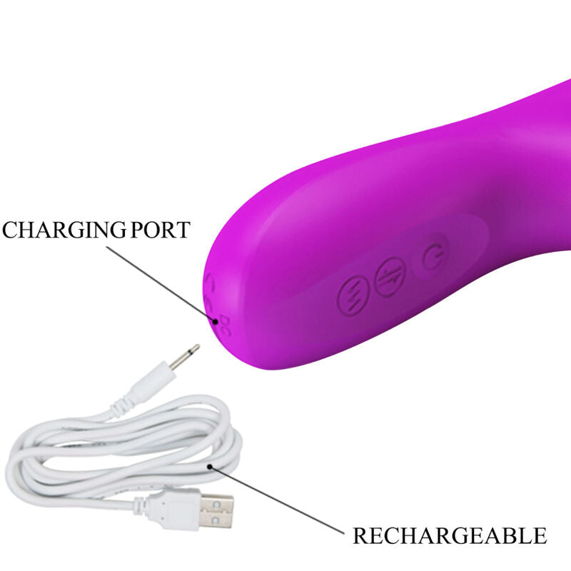 Pretty Love – Reese Vibrator mit Lila Rotation