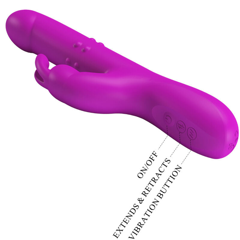 Pretty Love – Reese Vibrator mit Lila Rotation