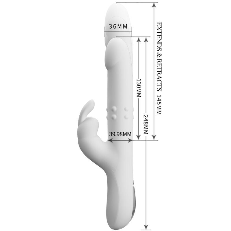 Pretty Love – Reese Vibrator mit Silberne Rotation