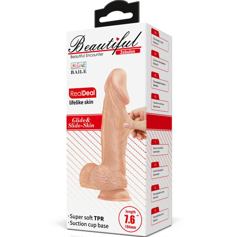 Baile – Schöne Begegnung Zebulon Flexibler Realistischer Dildo…