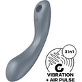 Satisfyer Curve Trinity 1 Air Pulse Vibration Grau