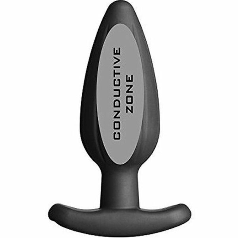 ElectraStim Silikon Schwarz Rocker Butt Plug Gro