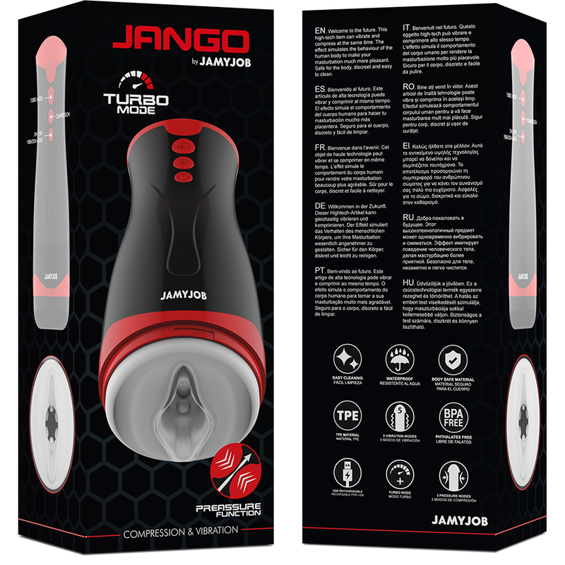 JamyJob Jango Kompressions- und Vibrations-masturbator