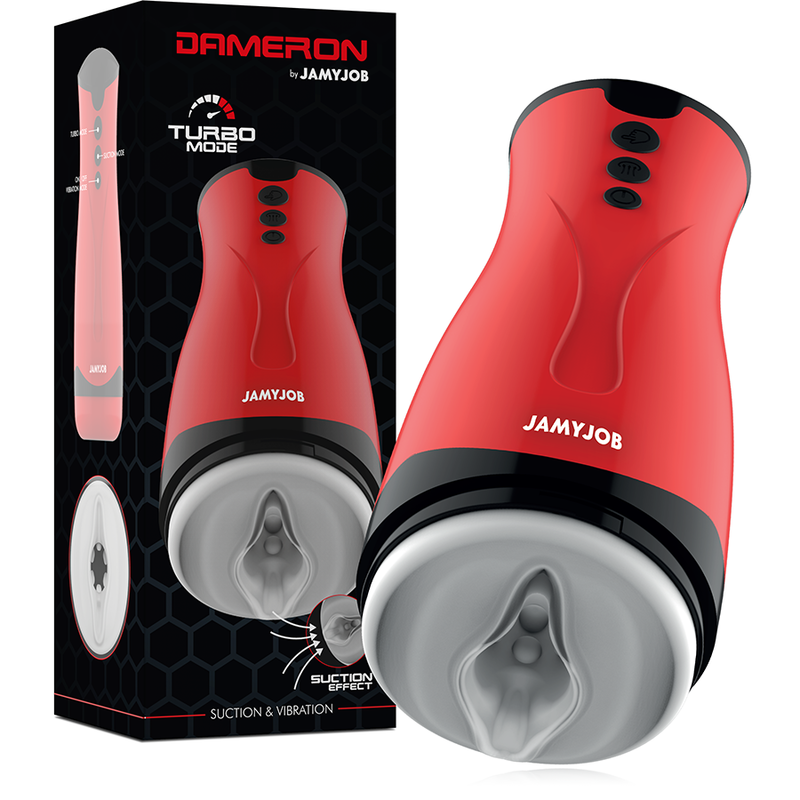 JamyJob Dameron Saug- und Vibrationsmasturbator