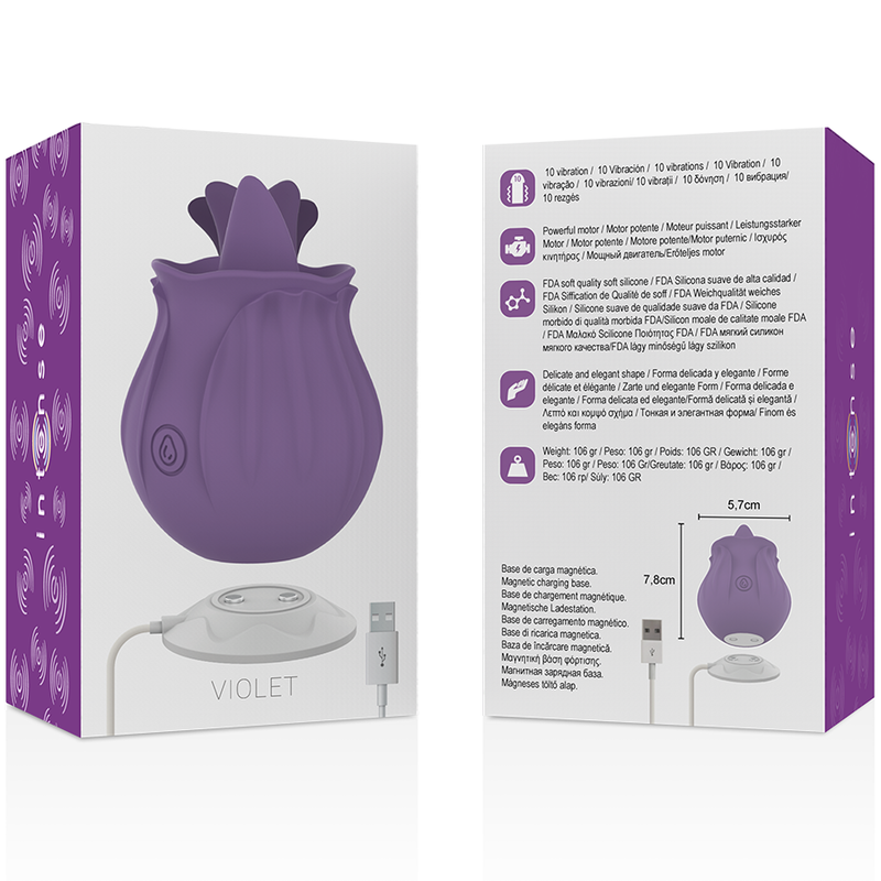 Intense Violett Cl Toris Stimulator 10 Vibrationen Flieder