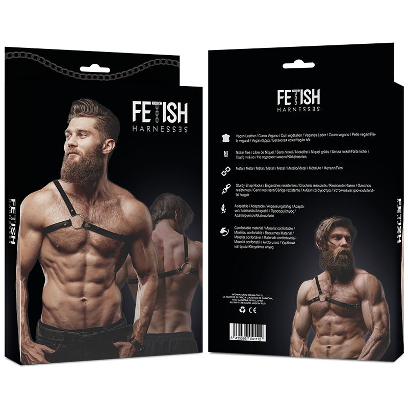 Fetish Submissive Herren Harness mit Gekreuzten Schultern aus...