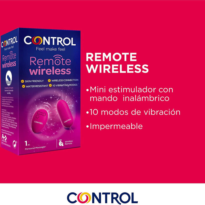 Control – Persönliches Massager mit Drahtloser Fernbedienung