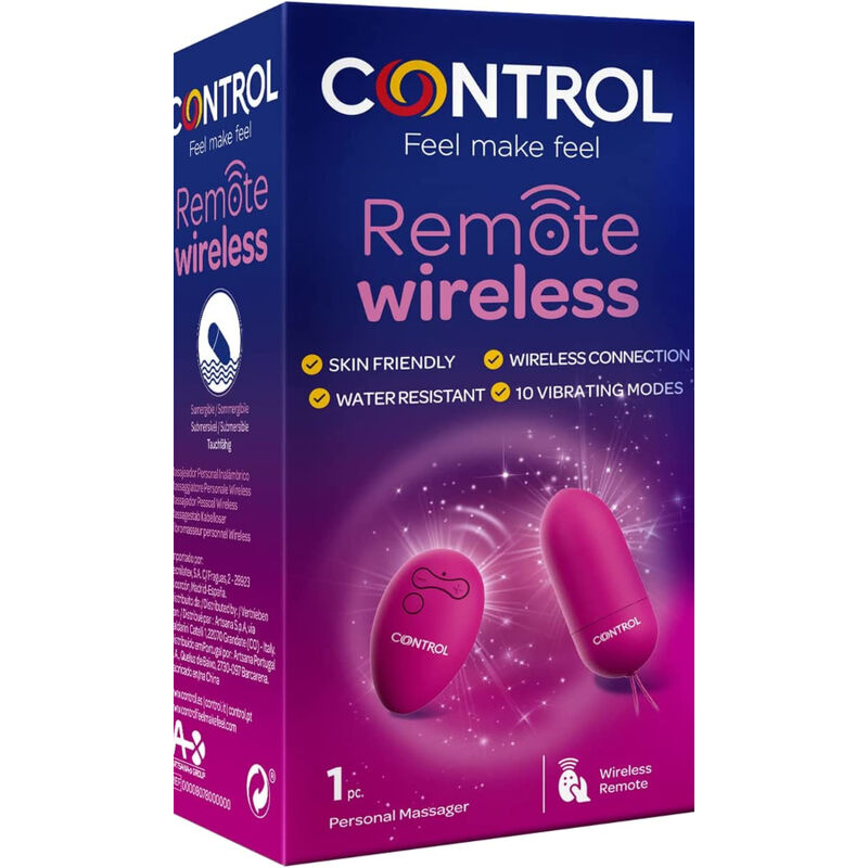 Control – Persönliches Massager mit Drahtloser Fernbedienung