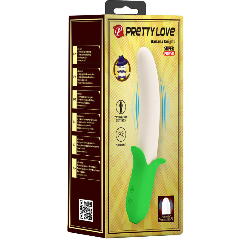 Pretty Love – Banana Knight Super Power 7 Silikonvibrationen