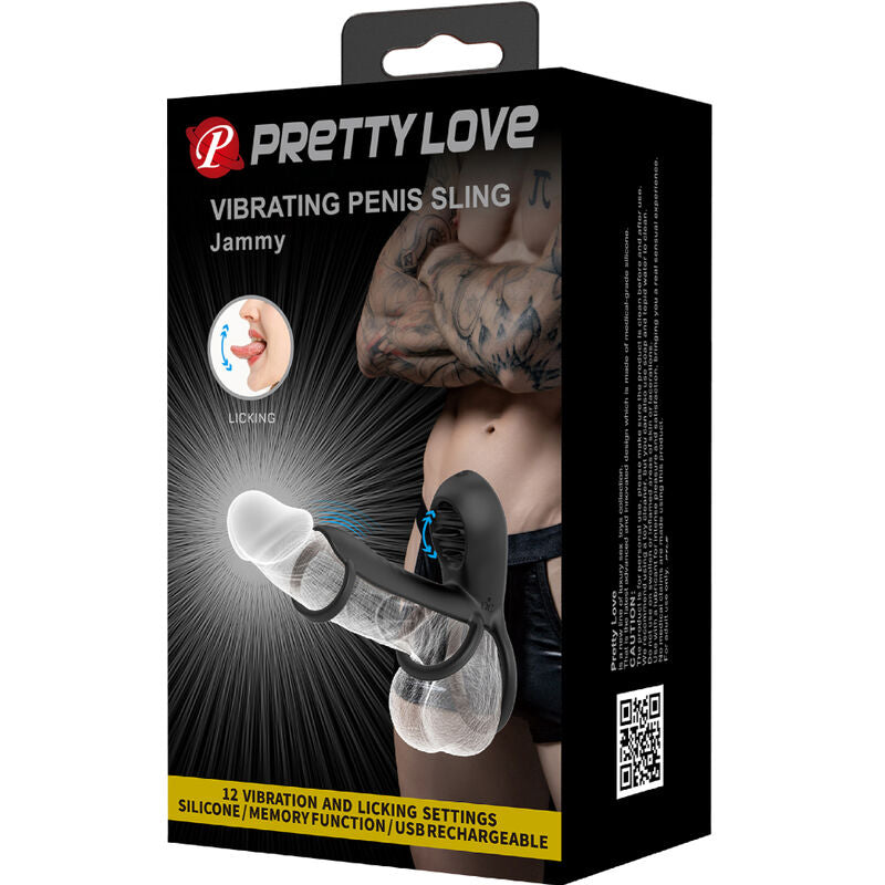 Pretty Love – Jammy Penis-Hülle 12 Vibrationen mit Wiederaufladbare…