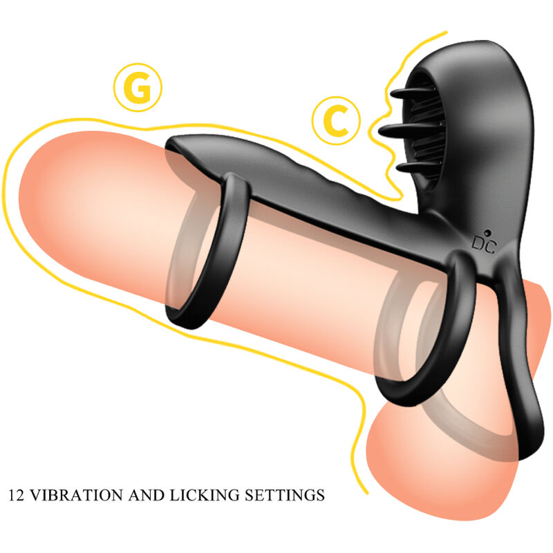 Pretty Love – Jammy Penis-Hülle 12 Vibrationen mit Wiederaufladbare…