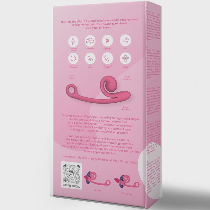 Snail Vibe – Kurvenvibrator Rosa