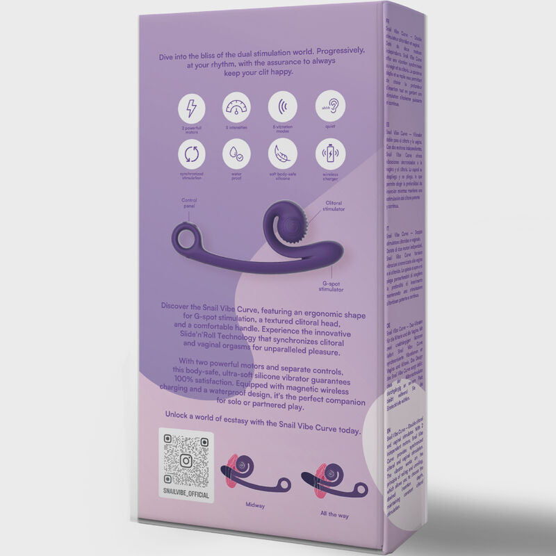 Snail Vibe – Kurvenvibrator Lila