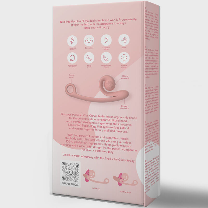 Snail Vibe – Curve Orange Vibrator
