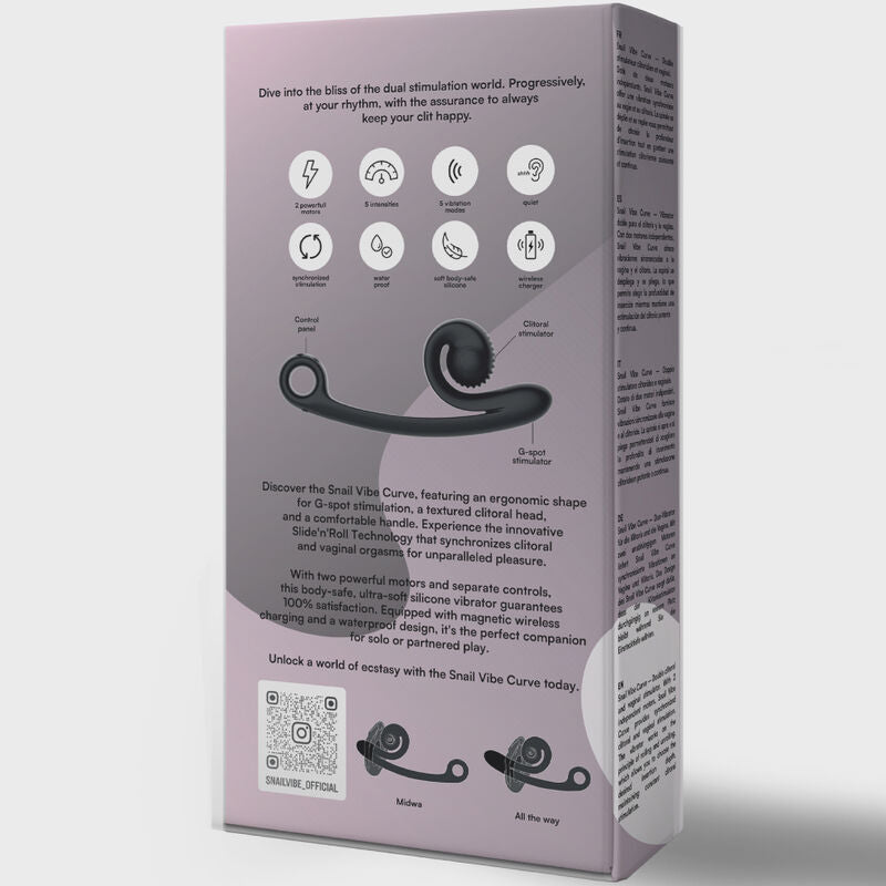 Snail Vibe – Curve Vibrator Schwarz