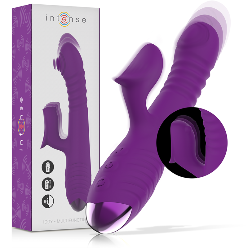 Intense Iggy Multifunktions-wiederaufladbarer Vibrator Up & Down...