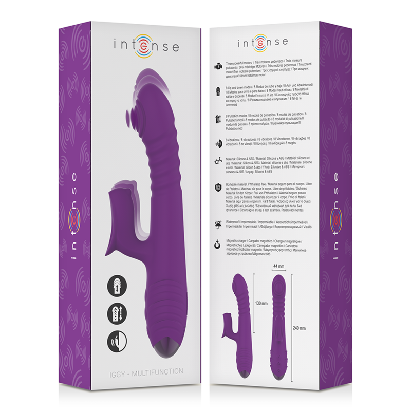 Intense Iggy Multifunktions-wiederaufladbarer Vibrator Up & Down...