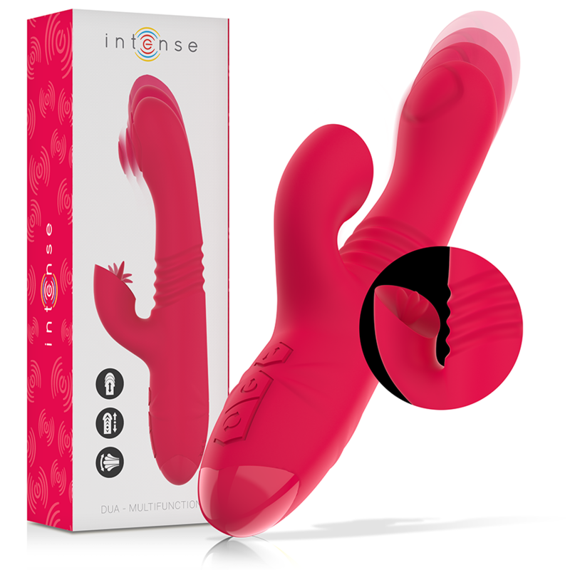 Intense Dua Multifunktions-wiederaufladbarer Auf- und Ab-vibrator...
