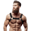 Fetish Submissive Attitude – Verstellbarer Neopren-Brust-Sport-Harn…