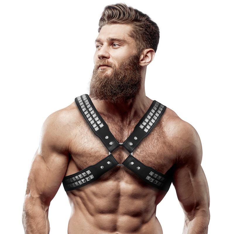 Fetish Submissive Attitude – Herren-Halsband aus Ökoleder mit…