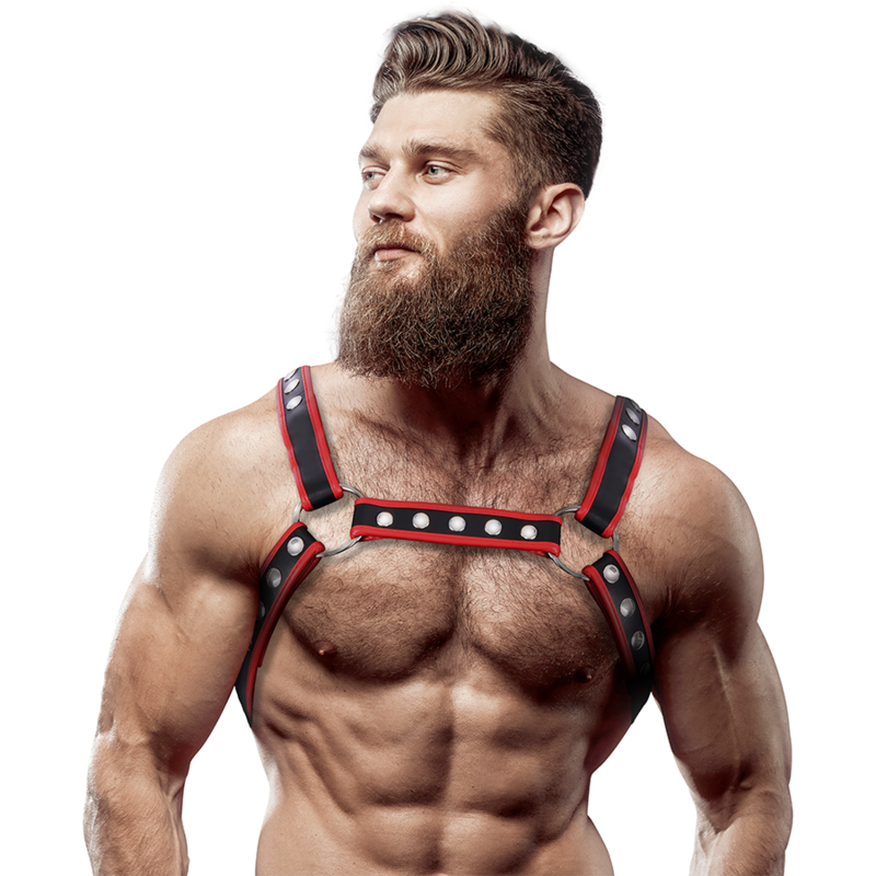 Fetish Submissive Attitude – Brust-Bulldog-Geschirr aus Ökoleder…