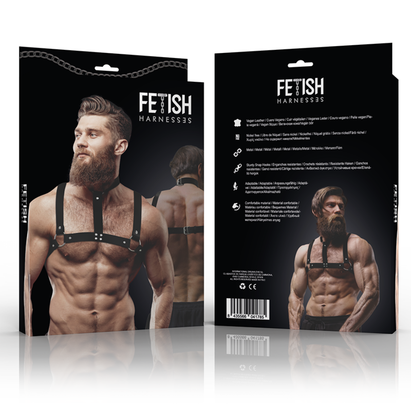Fetish Submissive Attitude – Verstellbarer Brustharness aus…