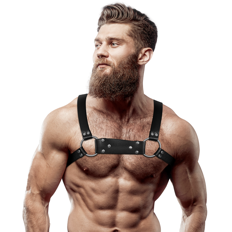 Fetish Submissive Attitude – Herren-Brustgurt aus Ökoleder,…