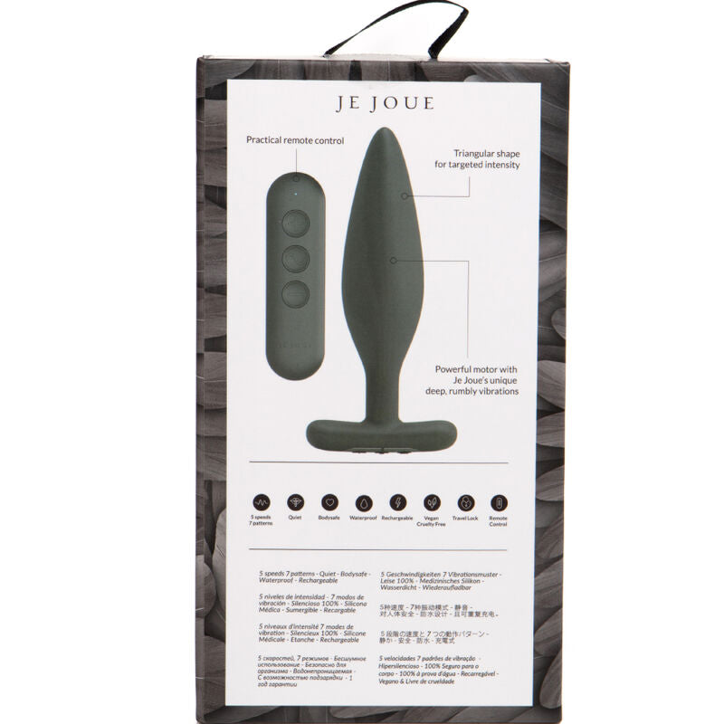 Je Joue – Egon Plug Anal Vibrator Schwarz