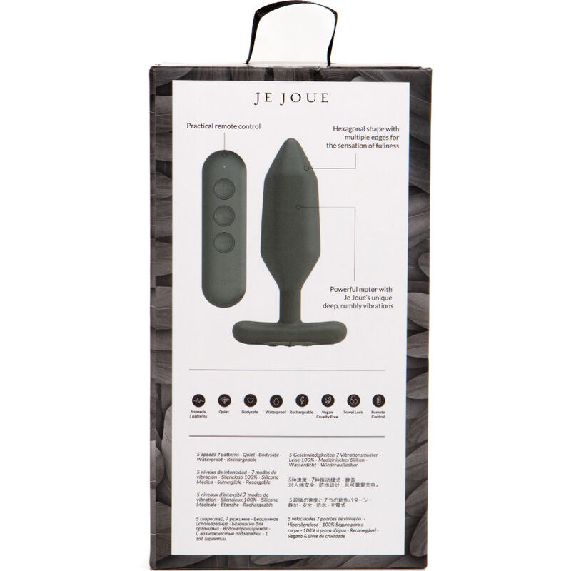 Je Joue – Onyx Anal Plug Vibrator Schwarz
