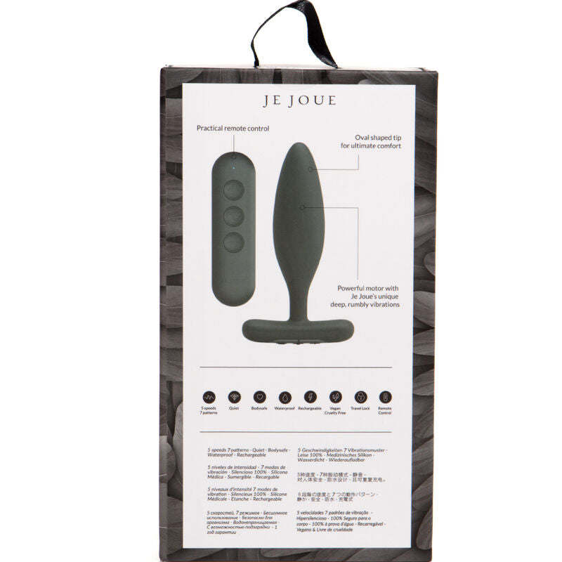 Je Joue – Vesta Anal Plug Vibrator Schwarz