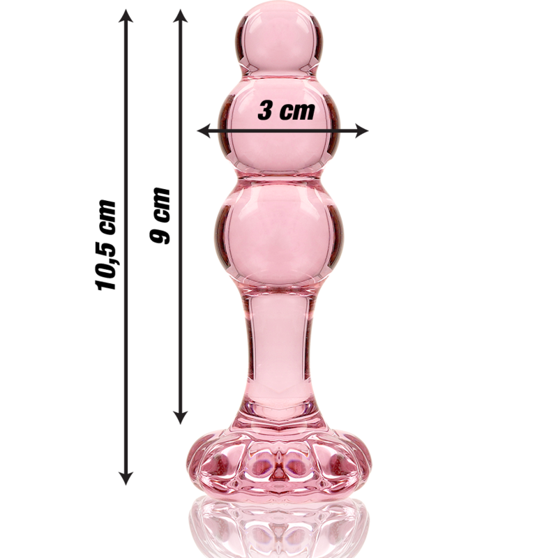 Nebula Series By Ibiza – Modell 1 Analplug Borosilikatglas Rosa…
