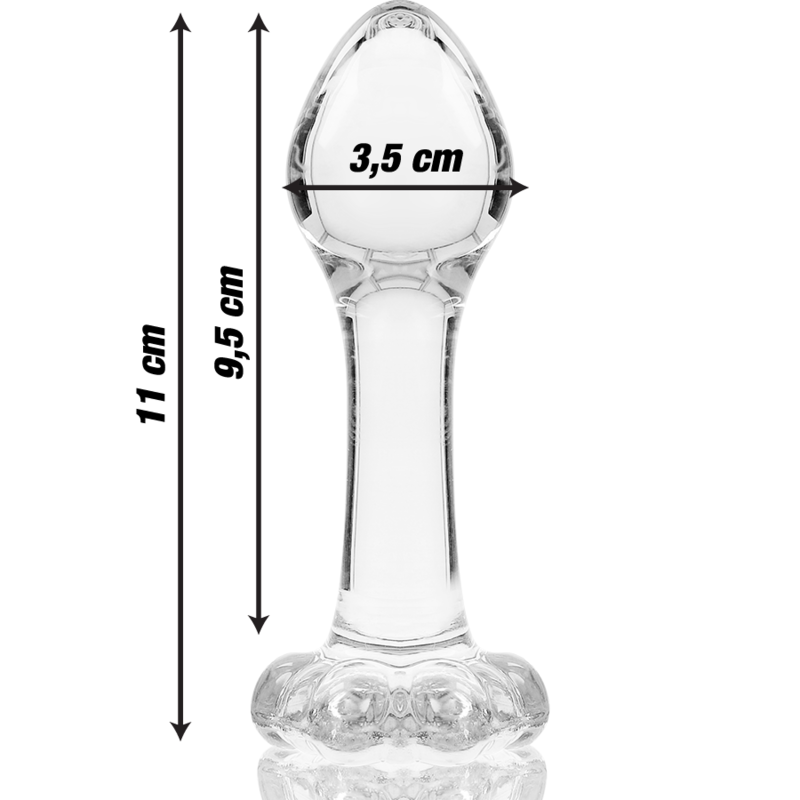 Nebula Series By Ibiza – Modell 2 Analplug Borosilikatglas Klar 11…