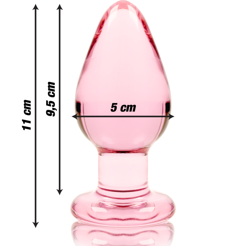 Nebula Series By Ibiza – Modell 3 Analplug Borosilikatglas Rosa 11…