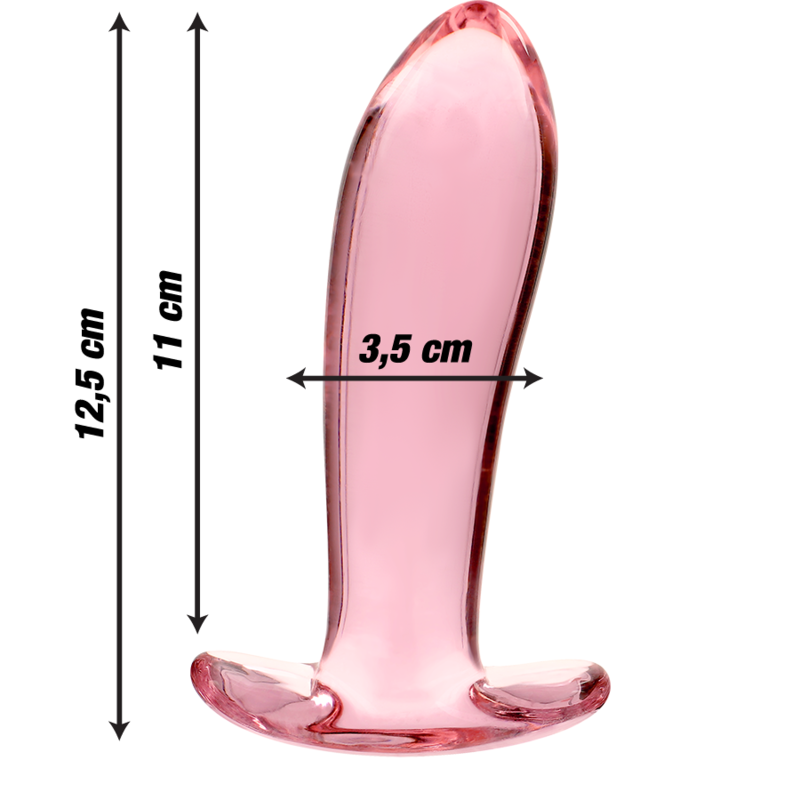 Nebula Series By Ibiza – Modell 5 Analplug Borosilikatglas Rosa…