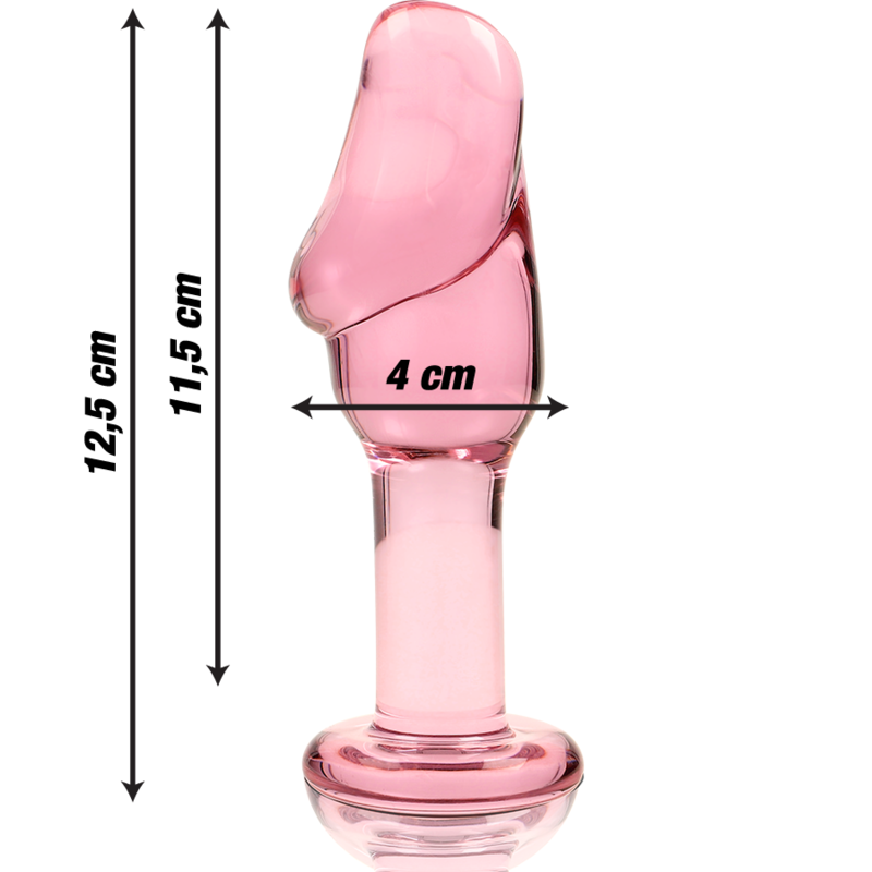 Nebula Series By Ibiza – Modell 6 Analplug Borosilikatglas Rosa…