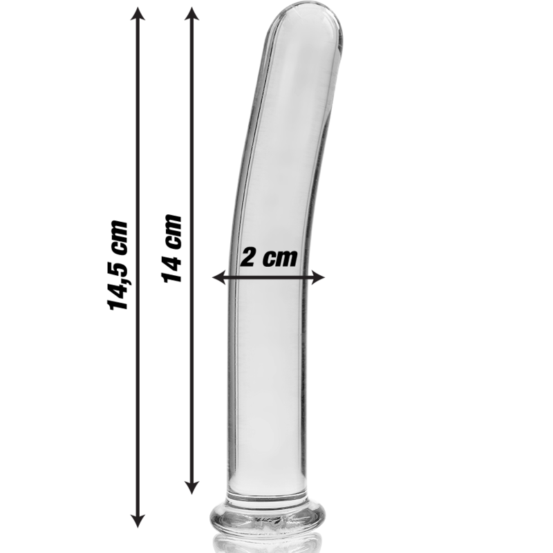 Nebula Series By Ibiza – Modell 8 Dildo Borosilikatglas Klar 14.5…