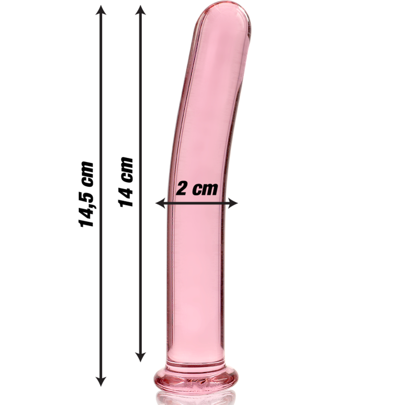 Nebula Series By Ibiza – Modell 8 Dildo Borosilikatglas Rosa 14.5…