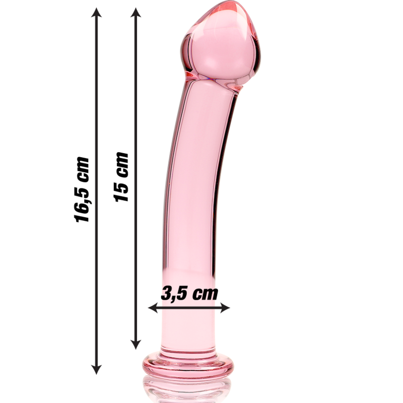 Nebula Series By Ibiza – Modell 11 Dildo Borosilikatglas Rosa 16…