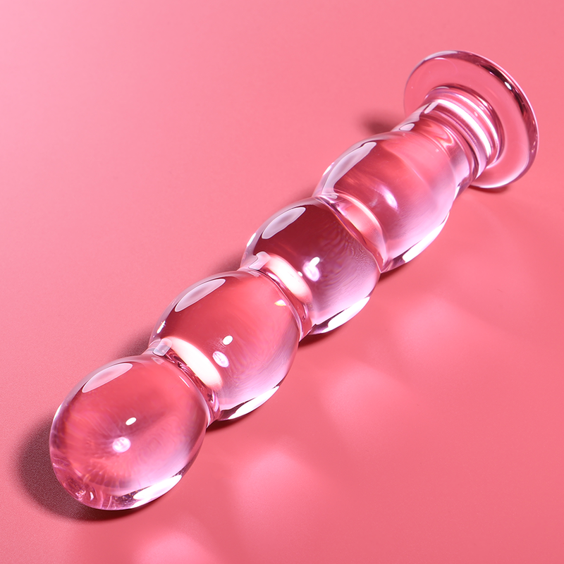 Nebula by Ibiza Modell 10 Dildo Borosilikatglas Rosa 16.5 CM Ø 3.5 CM