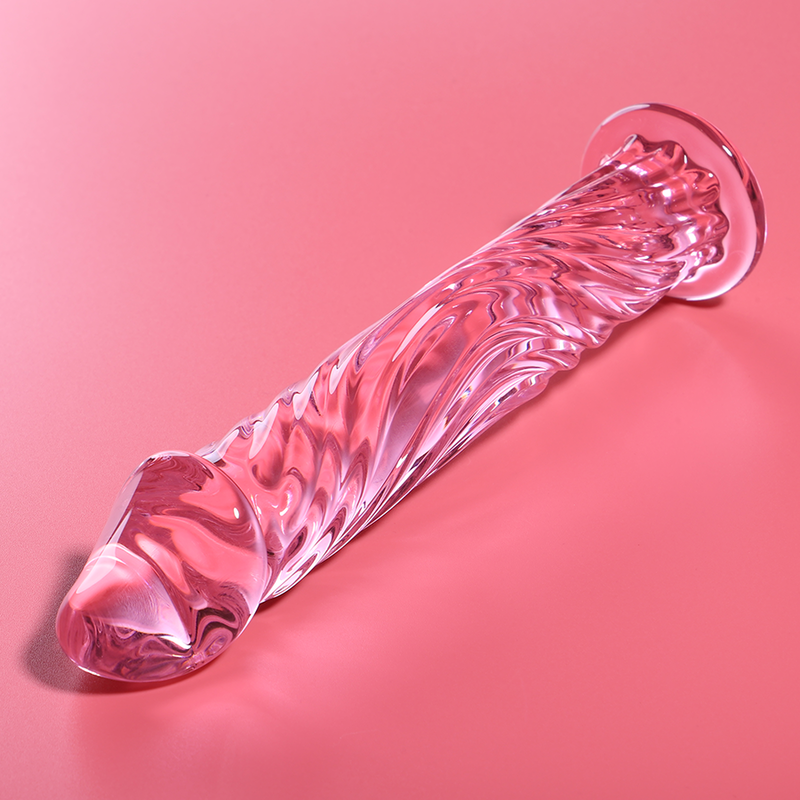 Nebula by Ibiza Modell 12 Dildo Borosilikatglas Rosa 17 CM Ø 3.5 CM