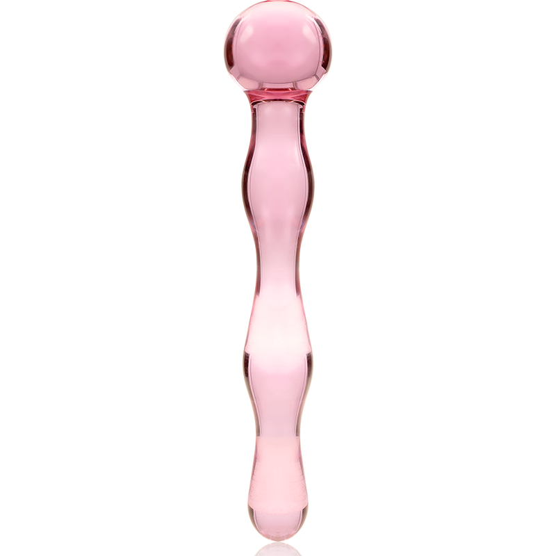 Nebula by Ibiza Modell 13 Dildo Borosilikatglas Rosa 18 CM Ø 3.5 CM
