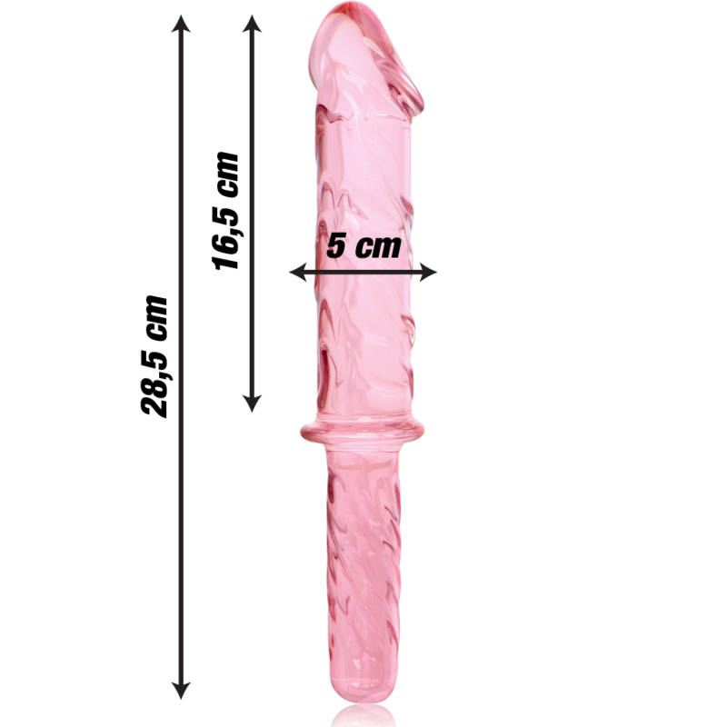 Nebula by Ibiza Modell 24 Dildo Borosilikatglas Rosa 28.5 CM Ø 5 CM