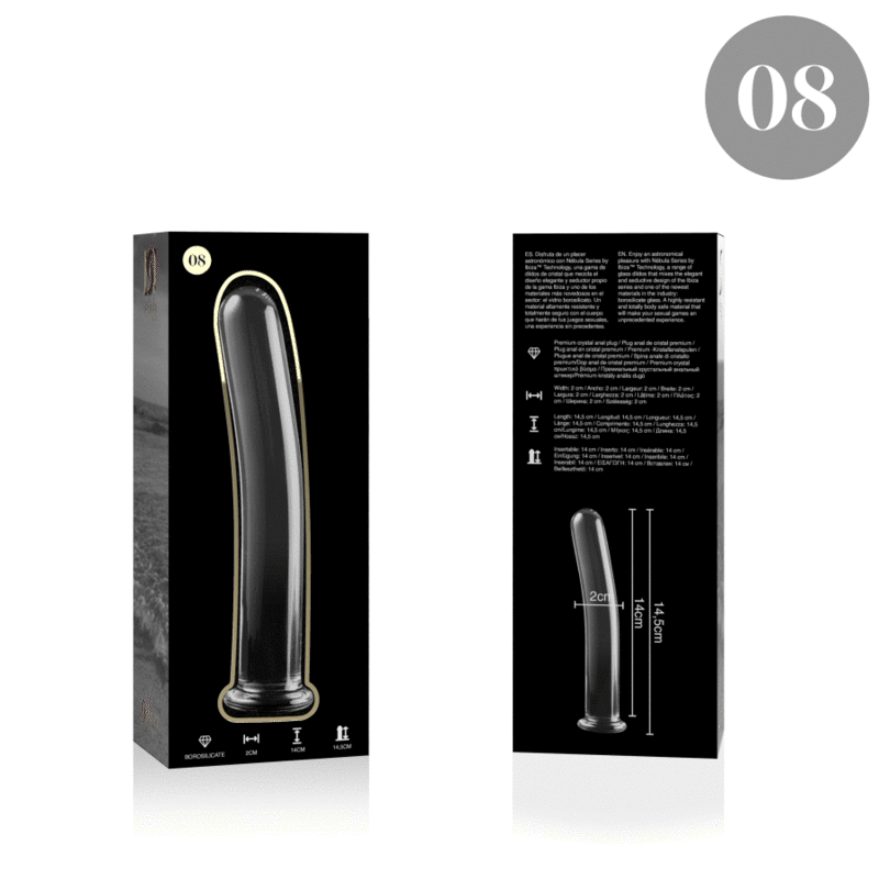 Nebula Series By Ibiza – Modell 8 Dildo Borosilikatglas Klar 14.5…