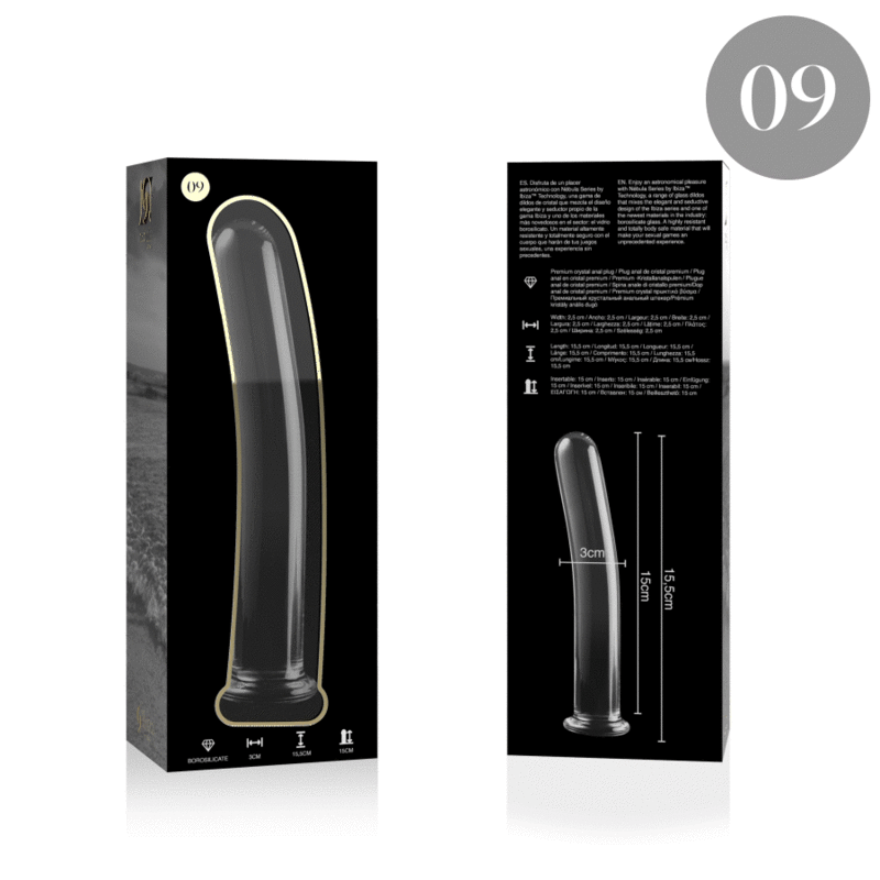 Nebula Series By Ibiza – Modell 9 Dildo Borosilikatglas Klar 15.5…
