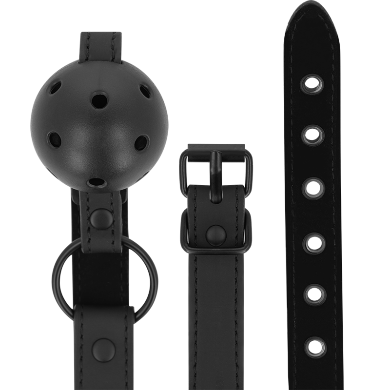 Intense – Fetish Ballknebel aus Veganem Leder