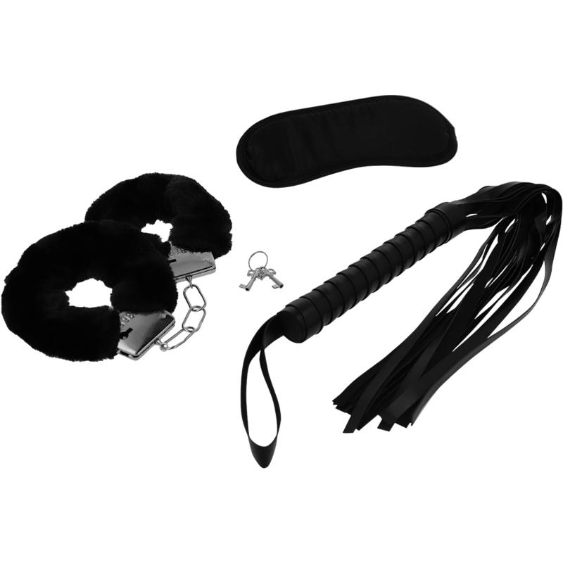 Intense – Fetish Erotikspielset 1 mit Handschellen, Blindmaske und…